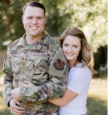 A military spouse and her service member